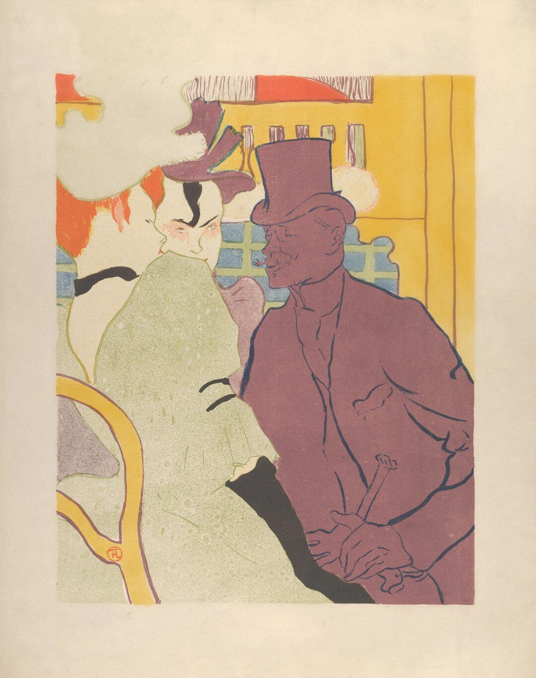 art nouveau poster
